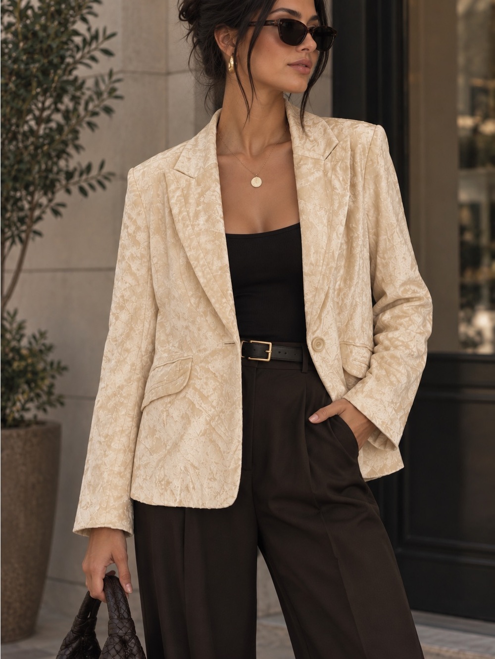 Bebe - Velvet Blazer Jacket
